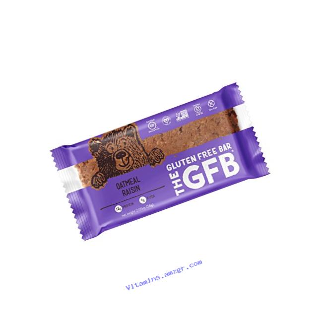 The GFB Gluten Free, Non-GMO High Protein Bars, Oatmeal Raisin, 2.05 Ounce (Pack of 12)