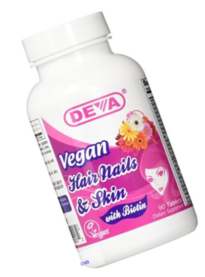 Deva Nutrition Hair Nails & Skin Tablet, 90 Count
