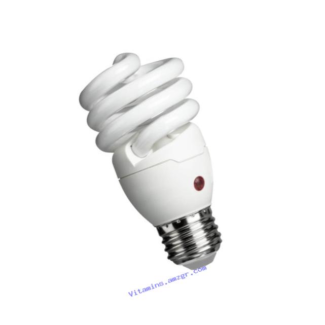 Philips 429746 Energy Saver Compact Fluorescent Dusk-to-Dawn 14-Watt Twister Light Bulb