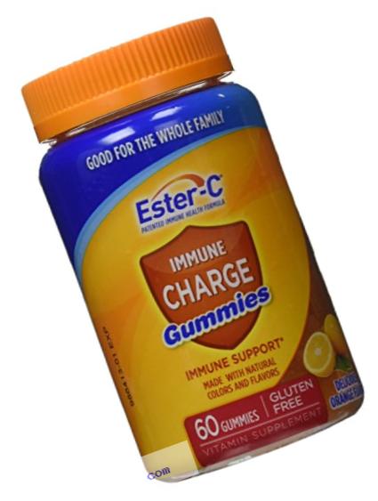 Ester-C Vitamin C, Immune Charge Gummies , 60 Count