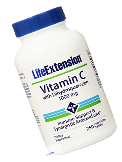 Life Extension Vitamin C w/ Dihydroquercetin 1000 Mg, 250 tablets