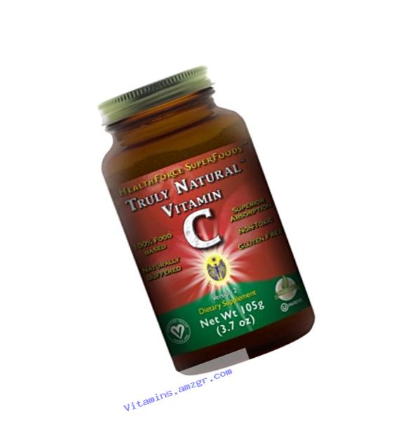 Healthforce Truly Natural Vitamin C, Powder, 171-Grams, 6 oz