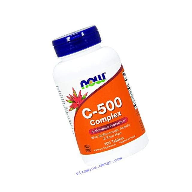 NOW Vitamin C-500 Complex,100 Tablets