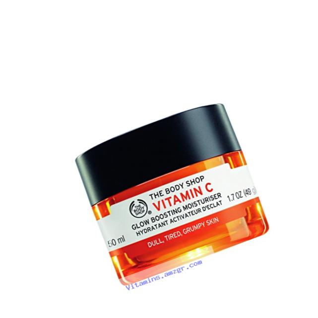The Body Shop Vitamin C Glow Boosting Moisturizer, Paraben-Free Face Cream, 1.7 Oz.