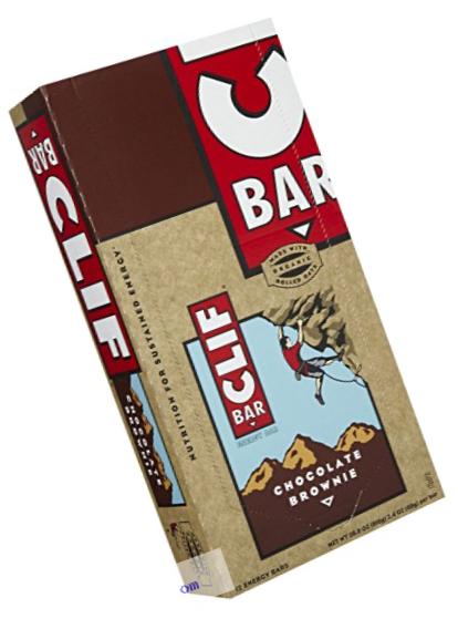Clif Bar Energy Bars, Chocolate Brownie, 12 ct