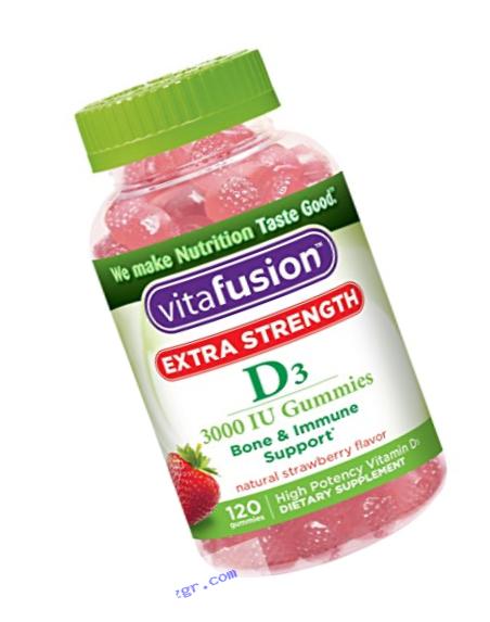 Vitafusion Extra Strength Vitamin D3 Gummies, 120 Count