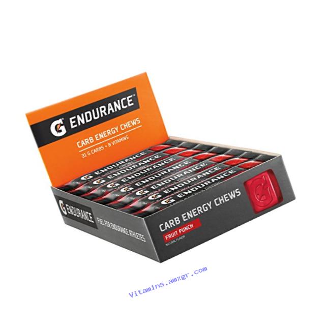 Gatorade Endurance Carb Energy Chews, Fruit Punch -  21 - 1.3 oz  (Pack of 21)