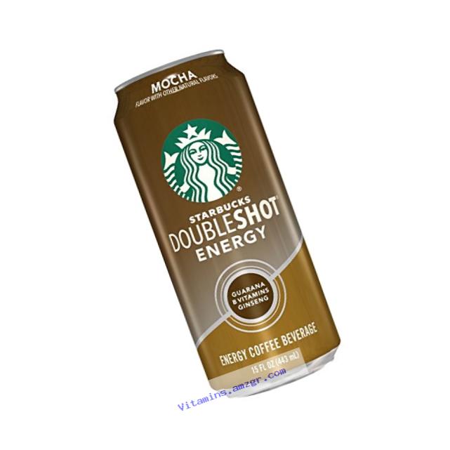 Starbucks Doubleshot Energy Coffee, Mocha, 15 Ounce Cans, 12 Count