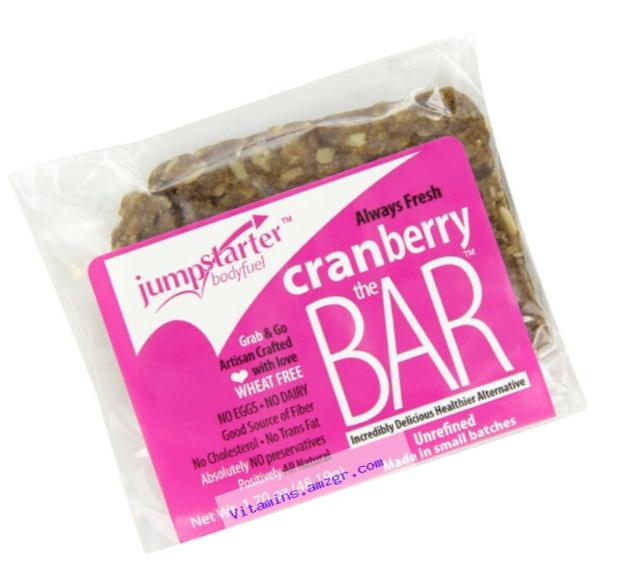 Jumpstart Bodyfuel All Natural Wheat Free Energy Bars, Cranberry, 1.7 Ounce (Pack of 12)
