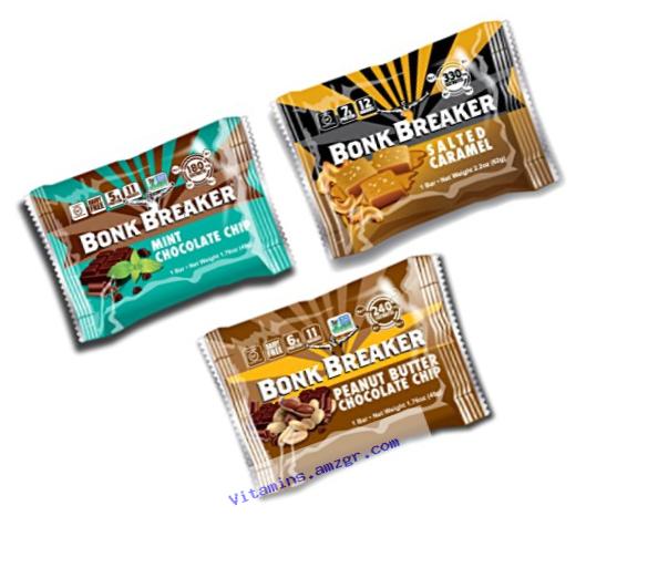 Bonk Breaker Nutrition Energy Bar Variety Pack, 6 Count