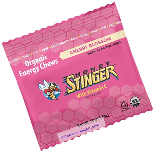 Honey Stinger Organic Energy Chews, Cherry Blossom, 1.8 Ounce (Pack of 12)