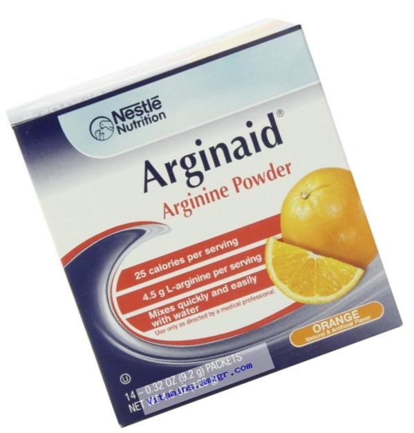 Arginaid Orange, 0.32-Ounce Packets (Pack of 56)