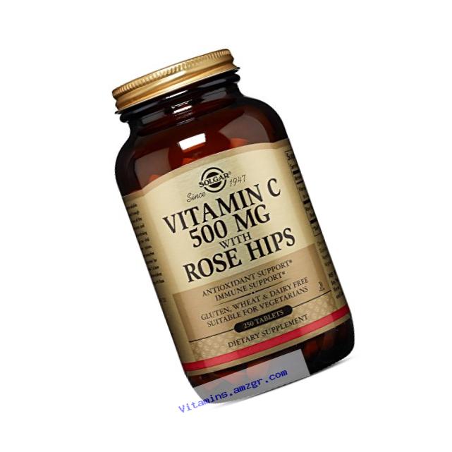 Solgar ?? Vitamin C with Rose Hips, 500 mg, 250 Tablets